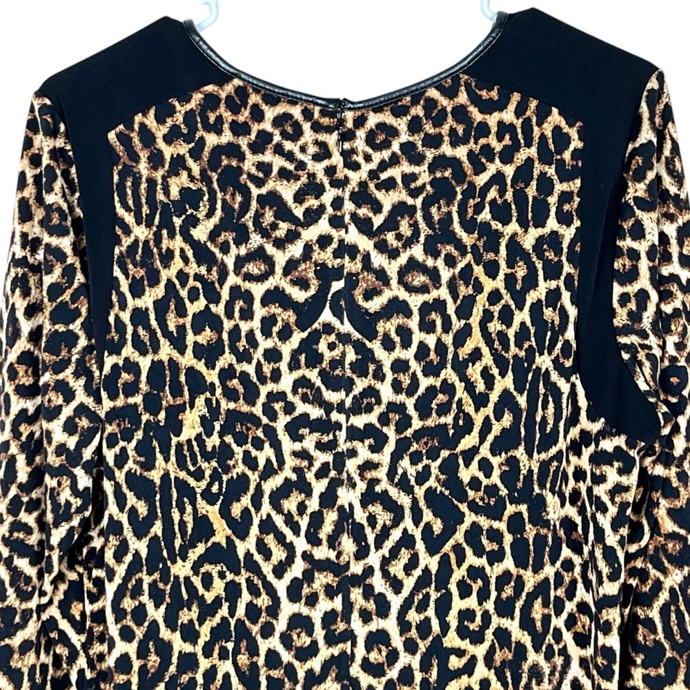 Chico’s Animal Annie Leopard Print Shift Dress Size 2 (US Large 12) - Picture 5 of 11